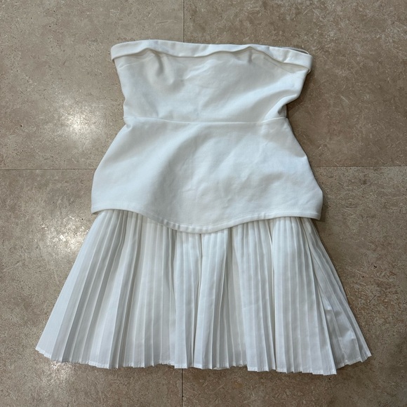 BHLDN Talia Strapless Drop-Waist Mini Dress (D10) - Picture 5 of 6